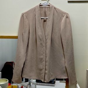 Babaton Blouse from Aritzia Size Small Beige